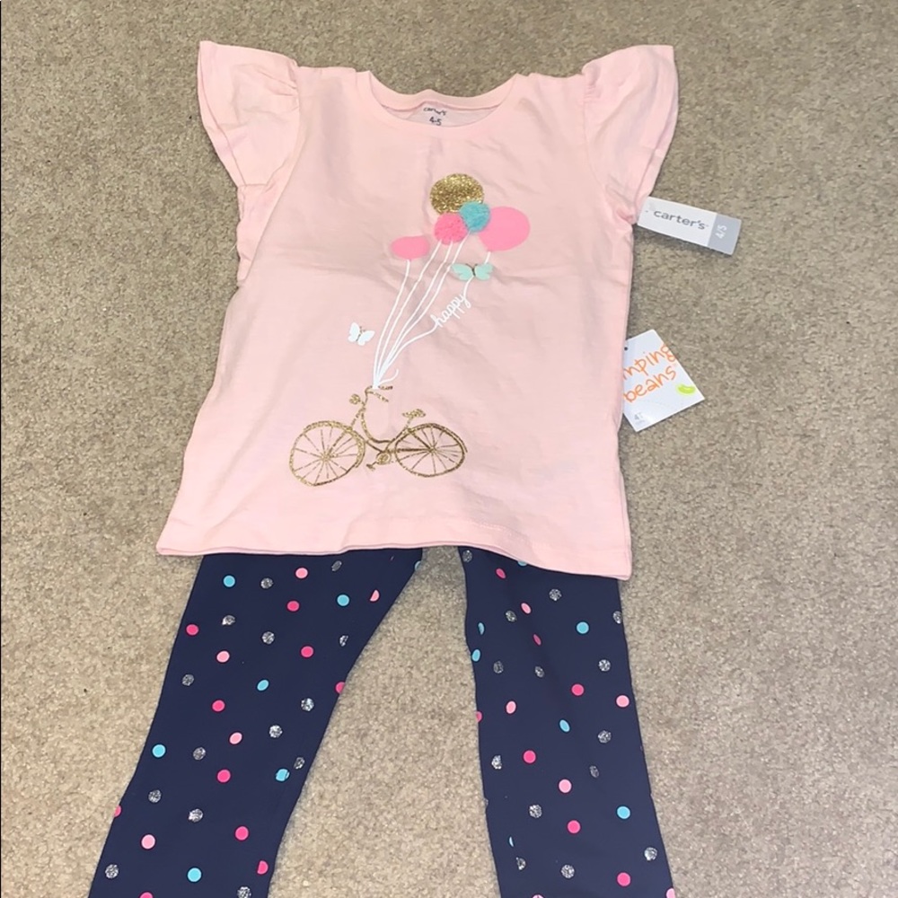 Super fun girlie shirt and pant set